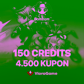 BomBom 150 Credits - 4500 Kupon