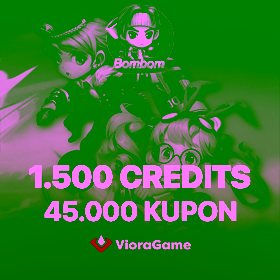 BomBom 1500 Credits - 45000 Kupon