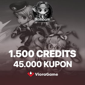 BomBom 1500 Credits - 45000 Kupon