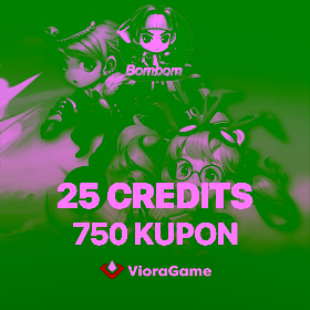BomBom 25 Credits - 750 Kupon