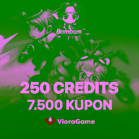 BomBom 250 Credits - 7500 Kupon
