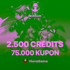 BomBom 2500 Credits - 75000 Kupon