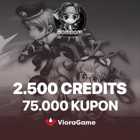 BomBom 2500 Credits - 75000 Kupon