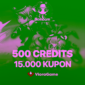 BomBom 500 Credits - 15000 Kupon