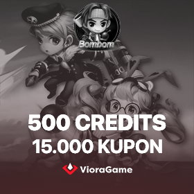BomBom 500 Credits - 15000 Kupon