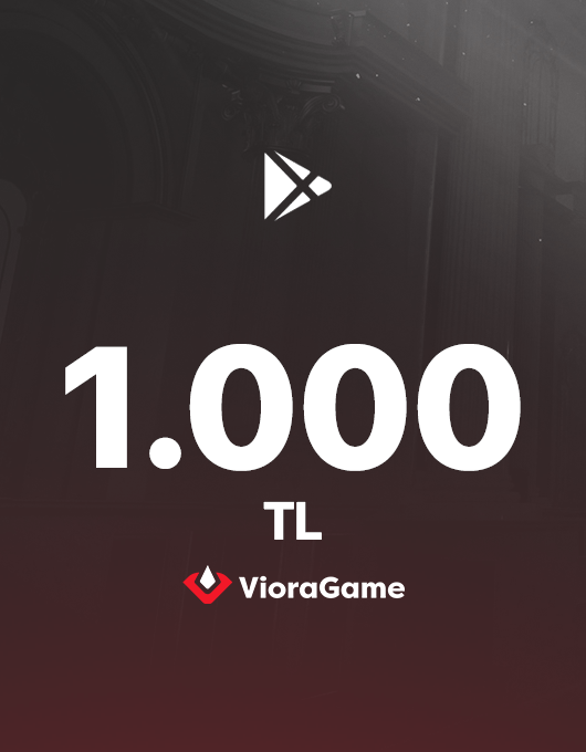 Google Play 1000 TL Hediye Kartı