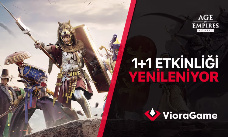Age of Empires Mobile'da 1+1 Doruk Parası Etkinliği 1 Ağustos'ta Yenileniyor!
