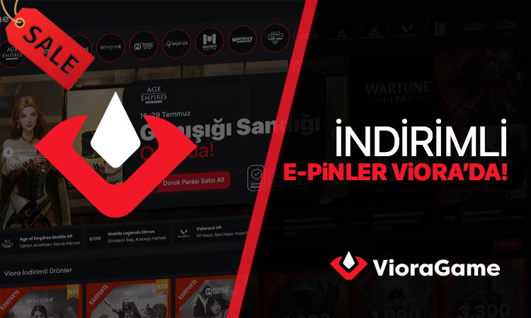 İndirimli E-Pin Ürünleri VioraGame’de!