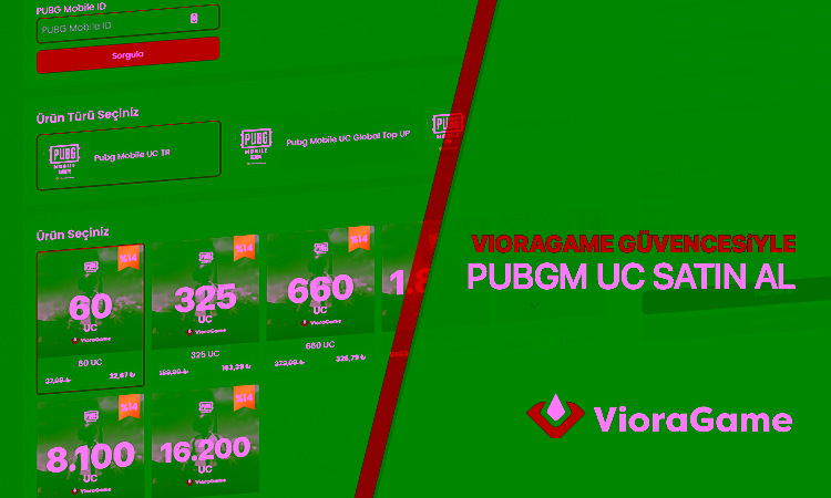 VioraGame Güvencesiyle PUBG Mobile UC Satın Al!