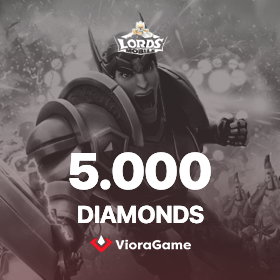 Lords Mobile 5000 Elmas