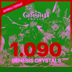 Genshin Impact 1.090 Genesis Crystals