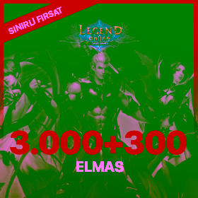 Legend Online 3300 Elmas Gpay Epin